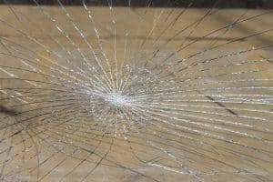 cracked glass
